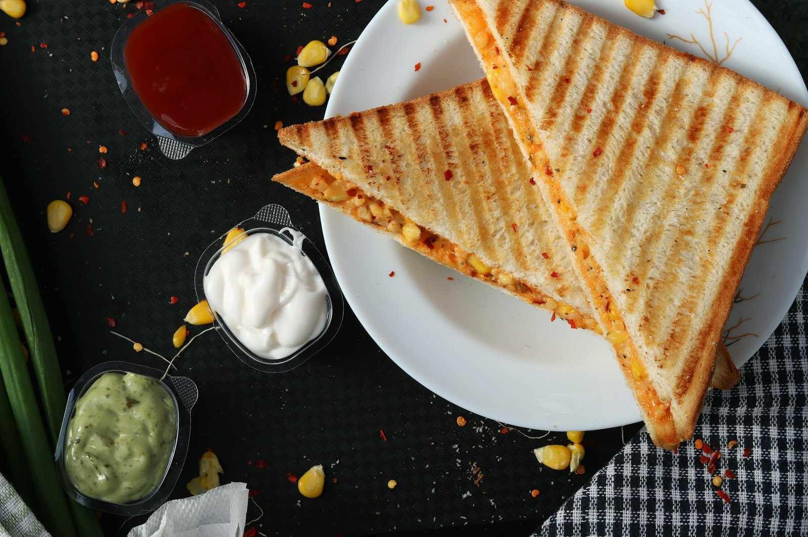 Vegetable Grilled Sandwich